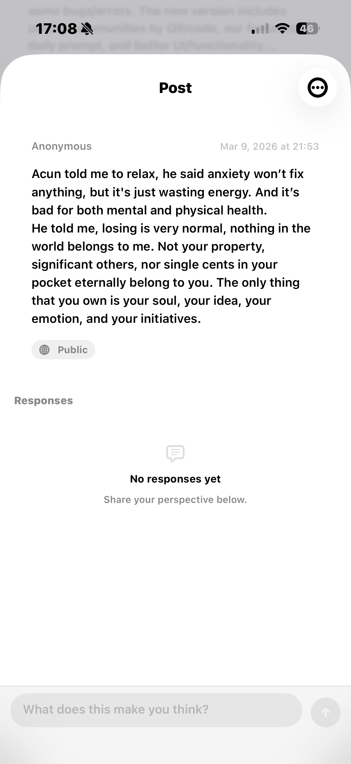 Thread replies screenshot in LOT